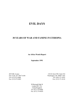 EVIL DAYS - Human Rights Watch