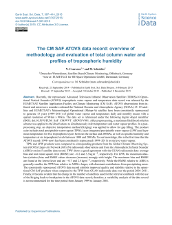 The CM SAF ATOVS data record: overview of methodology and