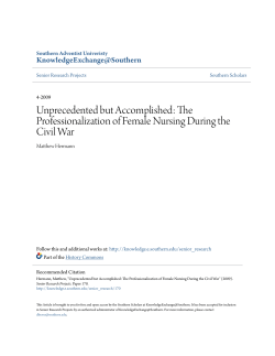 Unprecedented but Accomplished