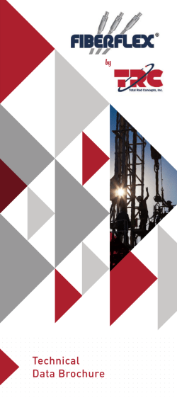 Technical Data Brochure - Fiberglass Sucker Rods