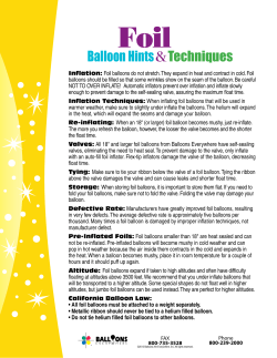 Balloon Hints Techniques