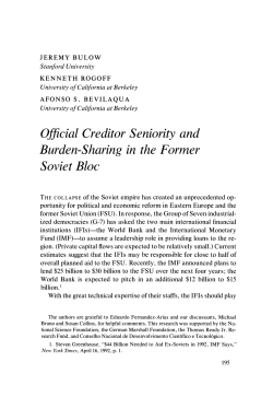 Official Creditor Seniority and Burden