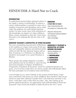 Hinduism - University of Hawaii at Hilo