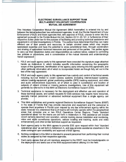 ELECTRONIC SURVEILLANCE SUPPORT TEAM MULTI