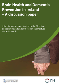 Brain health and dementia prevention in Ireland