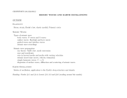 Seismic waves and Earth oscillations.