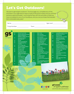 Let`s Get Outdoors! - Girl Scouts of NYPENN Pathways