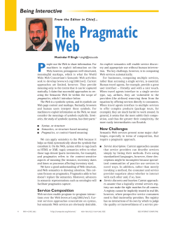 The pragmatic web - Internet Computing, IEEE