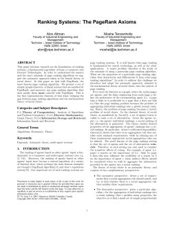 Ranking Systems: The PageRank Axioms