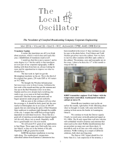 May 2016 - Crawford Broadcasting