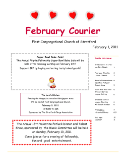February Courier 2011