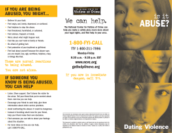 abuse? - National Center for Victims of Crime
