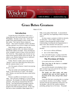 Grace Before Greatness