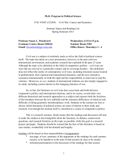 Civil War - The Graduate Center, CUNY