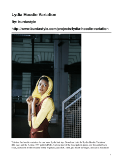 Lydia Hoodie Variation