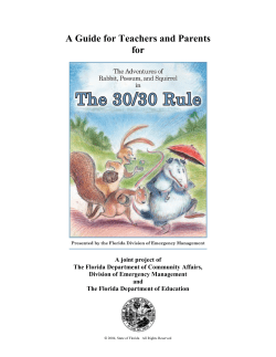 A Guide for Teachers and Parents for