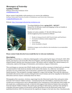 Messengers of Yesterday Cynthia O`Dell