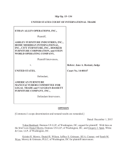 Slip Op. 15- 134 UNITED STATES COURT OF