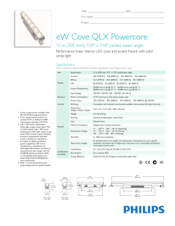 eW Cove QLX Powercore - Philips Color Kinetics
