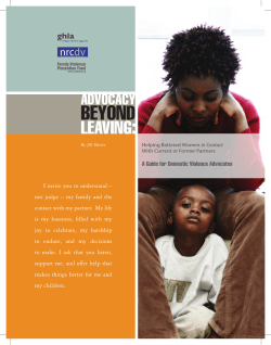 Advocacy Beyond Leaving - Futures Without Violence