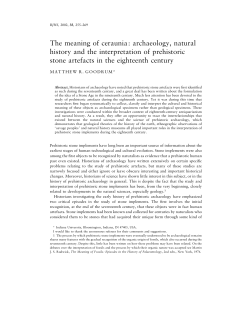 The meaning of ceraunia - Department of Science and Technology