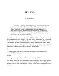 RE-LIGO