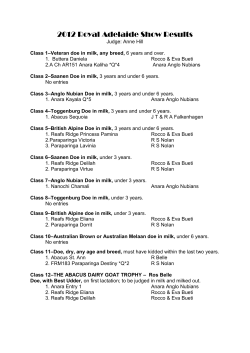Royal Adelaide Show 07.09.2012 - Dairy Goats