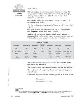 4th Grade Unit 5 - Everything You Need to Succeed 4th Grade