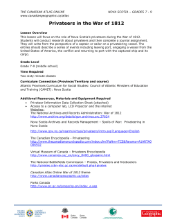 Privateers in the War of 1812