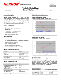 Technical Data Sheet