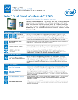 Intel® Dual Band Wireless