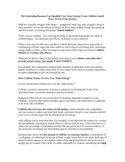 The Surprising Reasons You Shouldn`t Get Your Energy From