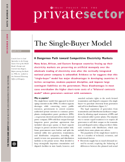 The Single-Buyer Model
