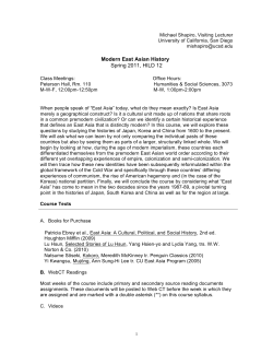 HILD 12 - Spring 2011 - UCSD Department of History