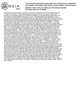 The short story \"By the Waters of Babylon\" is about a man