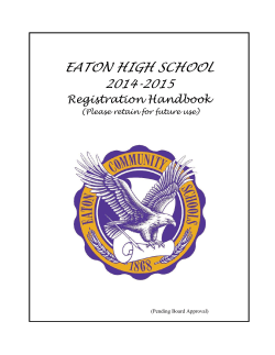 eaton high school - Eaton Community Schools