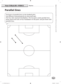 Parallel lines - Daneshill School