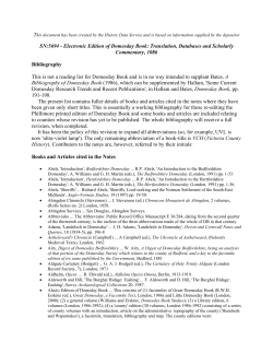 SN:5694 - Electronic Edition of Domesday Book: Translation