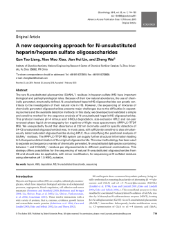 A new sequencing approach for N-unsubstituted