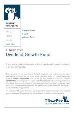 Dividend Growth Fund