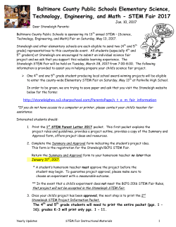 Baltimore County Public Schools Elementary Science