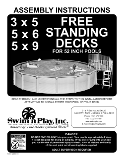 3 x 5 5 x 6 5 x 9 FREE STANDING DECKS