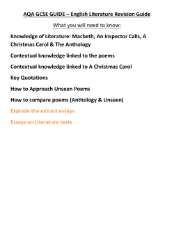 English Literature Revision Guide