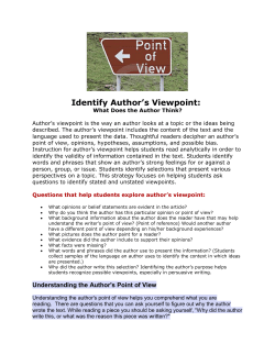 Author`s Point of View