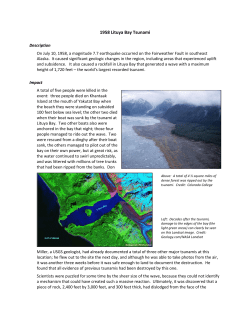 1958 Lituya Bay Tsunami
