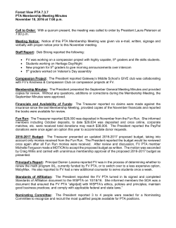 Membership Minutes-Nov 2016
