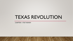 Texas revolution