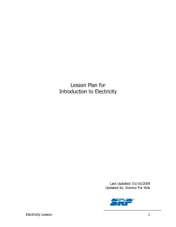 Introduction to Electricity