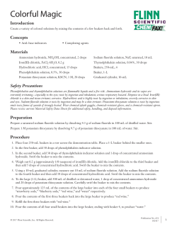 Colorful Magic - Flinn Scientific