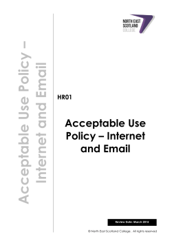 Proposal for the Implementation of Team Briefing within Aberdeen